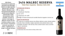 Vinho Tinto 2456 RESERVA MALBEC 2019