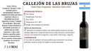 Vinho Tinto Callejon de Las Brujas Tannat 2019