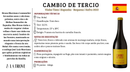 Vinho Tinto Cambio de Tercio 2022