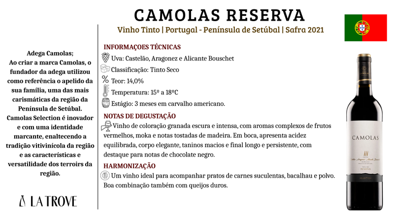 Adega Camolas Selection Reserva 2021