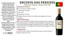 Vinho Tinto Encosta das Perdizes Assinatura Paulo Laureano DOC 2020