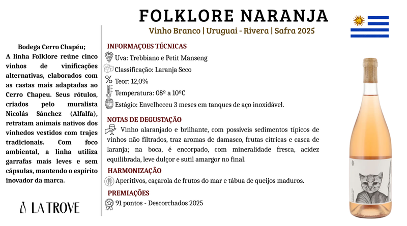 Vinho Laranja  Folklore Naranja 2025