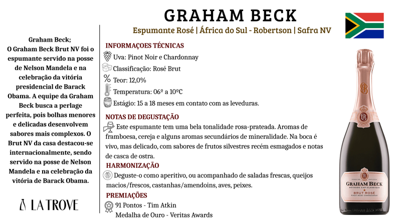 Espumante Graham Beck Brut Rosé