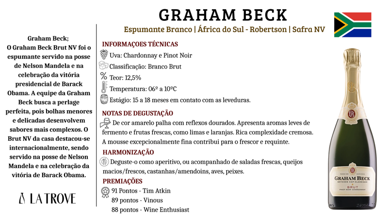 Espumante Branco Graham Beck Brut