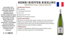 Vinho Branco Henri Kieffer - Riesling 2022