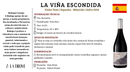 Vinho Tinto La Viña Escondida Garnacha 2018
