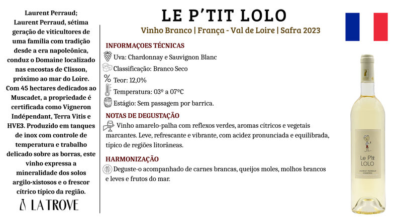 Vinho Branco Le P'tit Lolo 2023