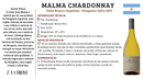 Vinho Branco Malma Gran Reserva Family Wines Chardonnay 2023
