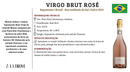 Espumante Manus Virgo Brut Rosé 2022