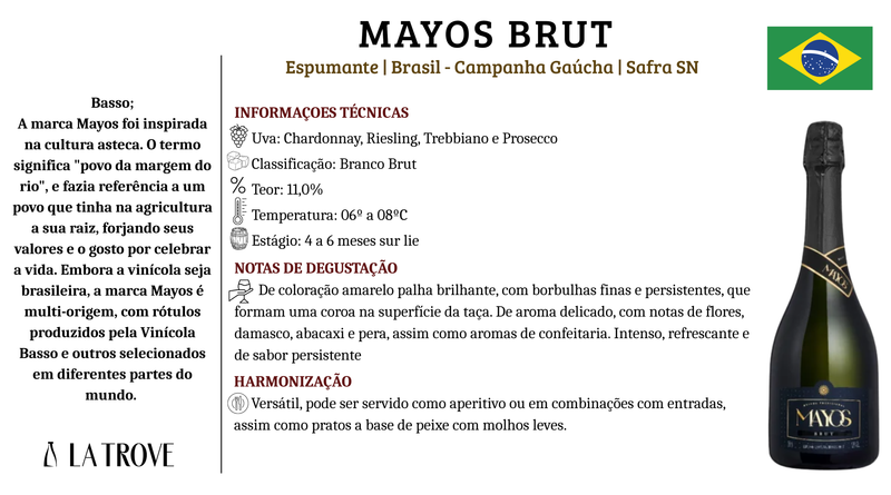 Espumante Branco Mayos Brut