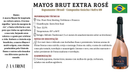 Espumante Mayos Extra Brut Rosé