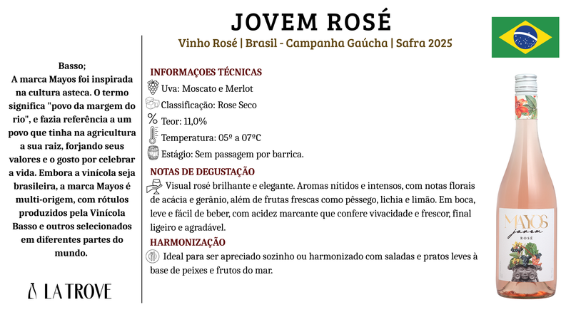Vinho Rosé MAYOS jovem 2023