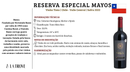 Vinho Mayos Red Blend Reserva Especial