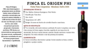Vinho Tinto Finca El Origen PHI Single Vineyard 2020