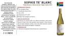 Vinho Branco lona Sophie Te'Blanche 2023