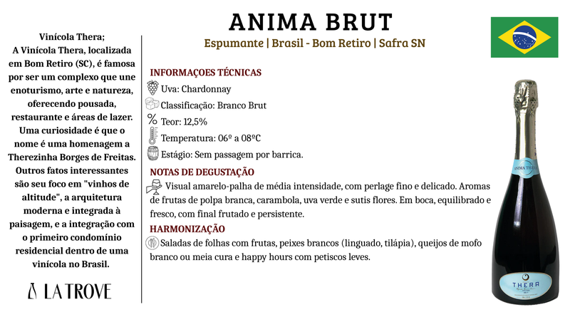 Espumante Branco ANIMA Thera - Brut
