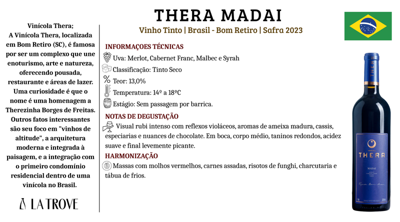 Vinho Tinto THERA Madai 2023