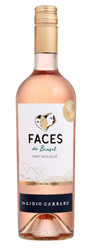 Vinho Rose Faces do Brasil Lidio Carraro Pinot Noir 2024