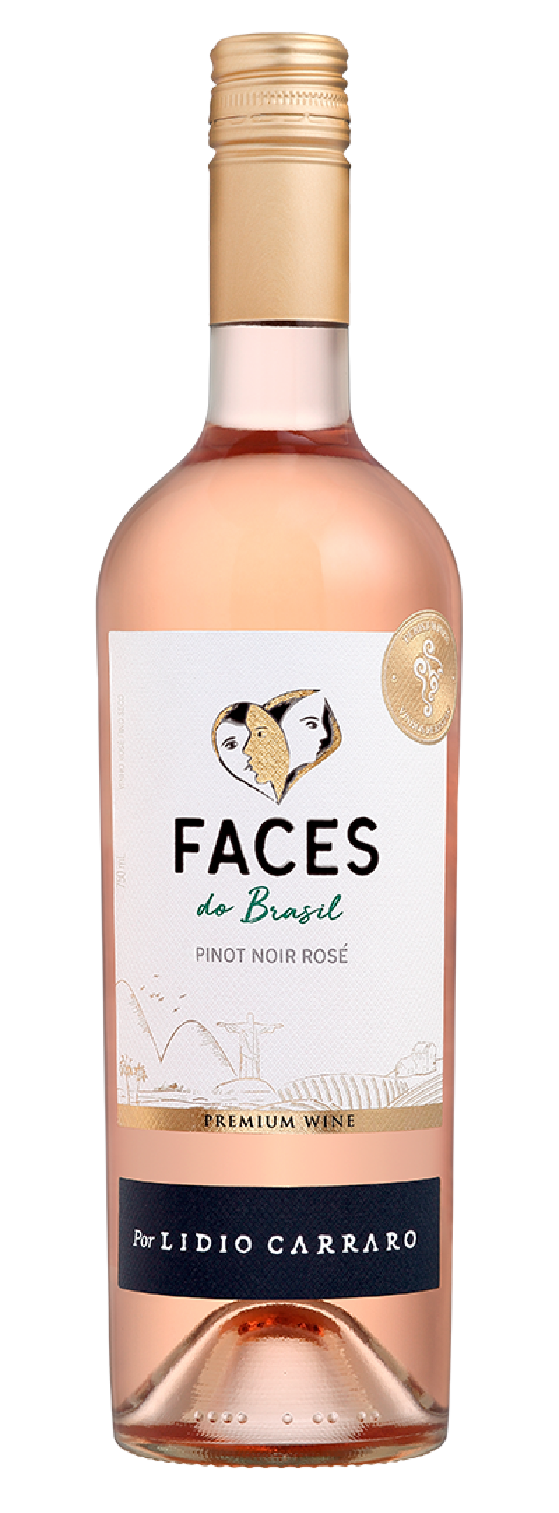 Vinho Rose Faces do Brasil Lidio Carraro Pinot Noir 2024